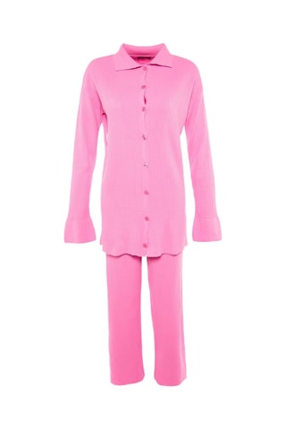 Cardigan e pantaloni - Rosa