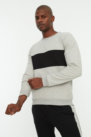 Felpa con cappuccio e pantaloni sportivi - Nero