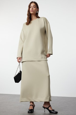 Tuniek en Lange Rok - Beige