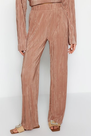 Top e pantaloni - Marrone chiaro