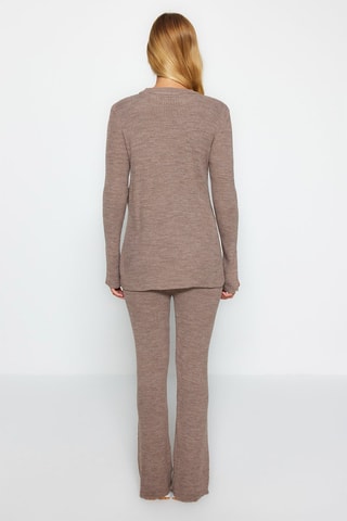 Maglia e gonna - Beige