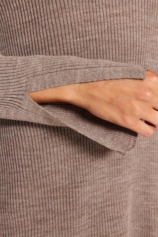 Maglia e gonna - Beige