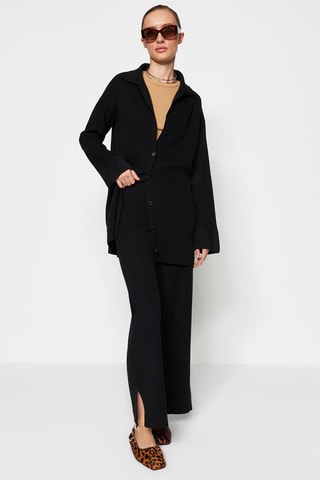 Cardigan e pantaloni - Nero