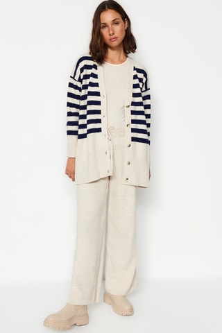 Cardigan e pantaloni - Beige