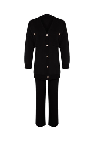 Cardigan e pantaloni - Nero
