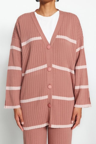 Cardigan e pantaloni - Rosa antico