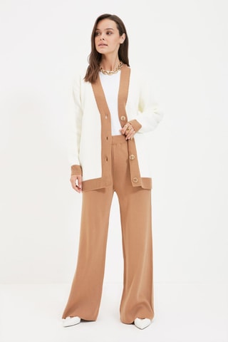 Cardigan e pantaloni - Bianco