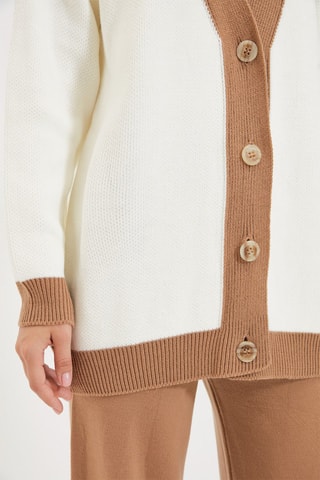 Cardigan e pantaloni - Bianco