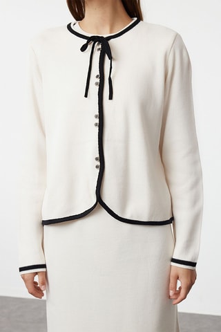 Cardigan e gonna lunga - Ecrù