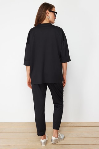 Top e pantaloni - Nero