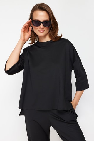 Top e pantaloni - Nero