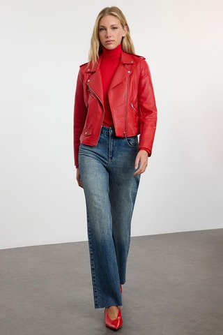 Jeans wide legs - Donkerblauw