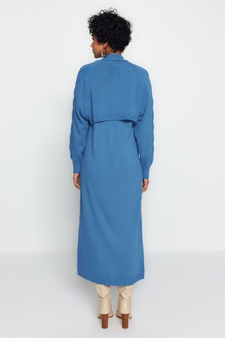 Bolero en Lange Jurk - Blauw