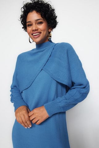 Bolero en Lange Jurk - Blauw