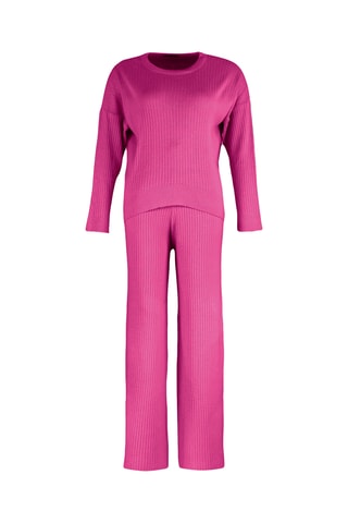 Maglia e pantaloni relaxed - Viola