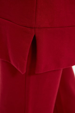 Felpa con cappuccio e pantaloni relaxed - Bordeaux