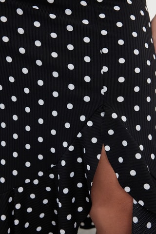 Rok met ruches - Zwart