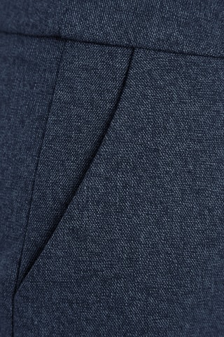 Short straight Hoge Taille - Gemêleerd Marineblauw