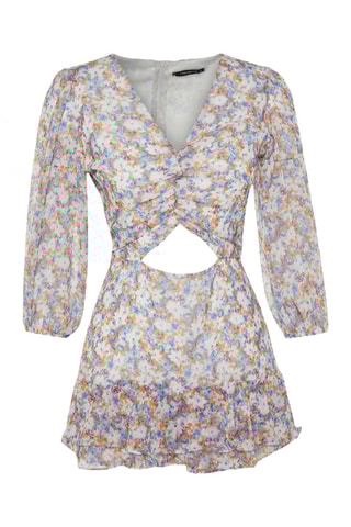 Tuta corta - Bianco e malva