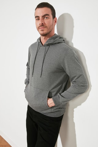 Sweater met Capuchon - Antraciet