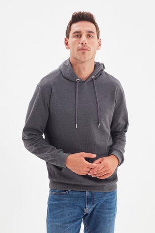 Sweater met Capuchon - Antraciet