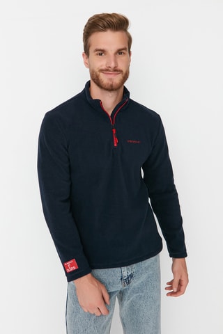 Felpa in pile - Navy