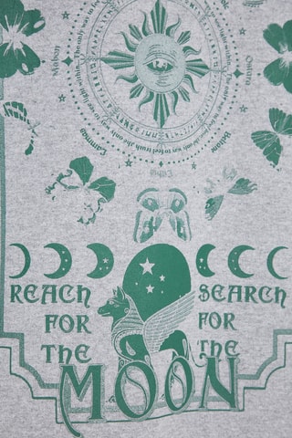 Fleece Sweater - Gemêleerd Lichtgrijs