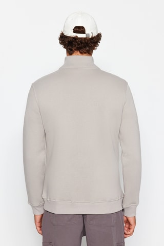 Fleece Sweater - Lichtgrijs