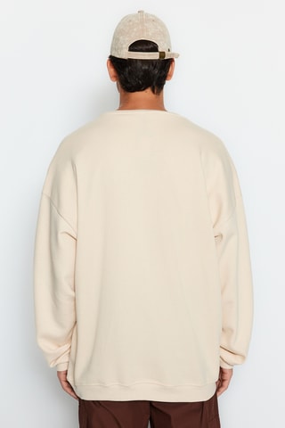 Fleece Sweater - Beige