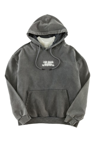 Felpa con cappuccio - Grigio