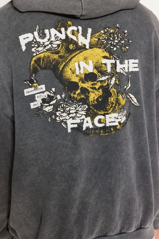 Felpa con cappuccio - Grigio