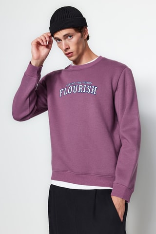 Felpa in pile - Malva