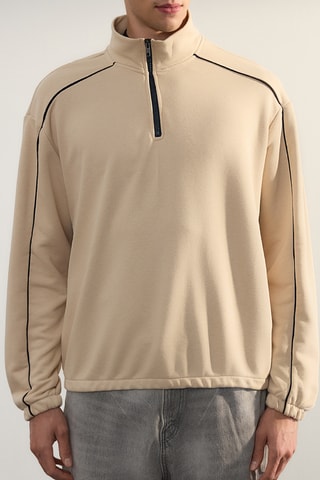 Fleece Sweater - Beige