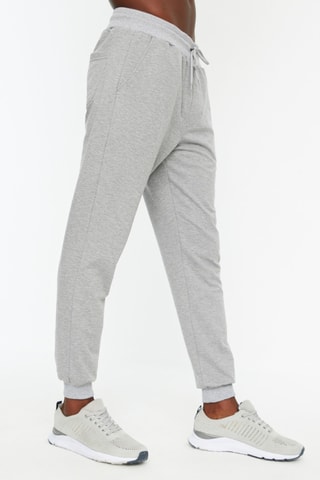 2 joggings - Azul marino y gris claro jaspeado