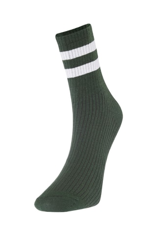 5 paar sokken - Gemêleerd Lichtgrijs en Rood