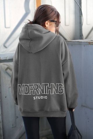 Sweater met Capuchon - Grijs