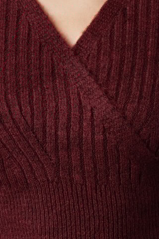 Crop Top - Bordeauxrood