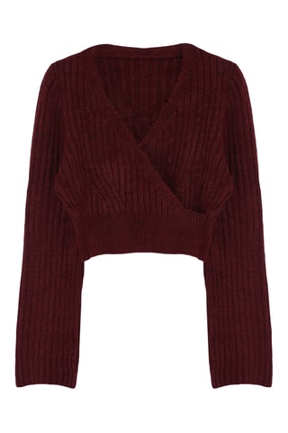 Crop Top - Bordeauxrood