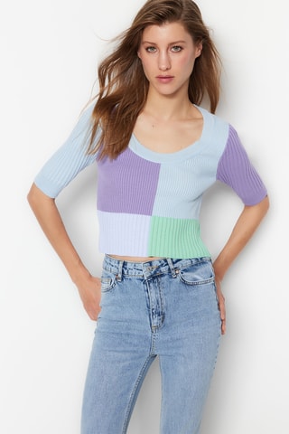 Crop Top - Lichtgroen