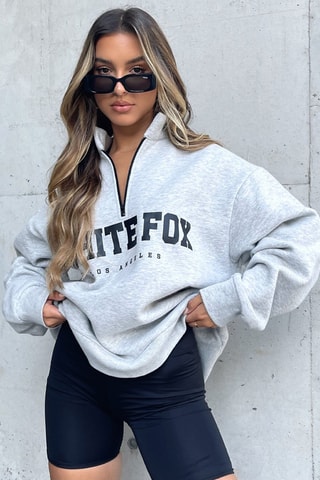 Sweater - Gemêleerd Lichtgrijs