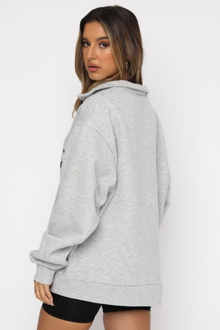 Sweater - Gemêleerd Lichtgrijs