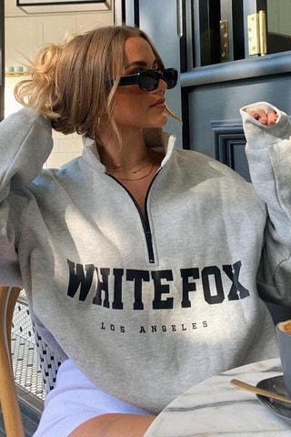 Sweater - Gemêleerd Lichtgrijs