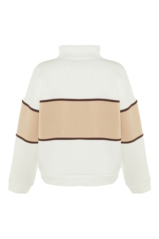 Fleece Sweater - Ecru