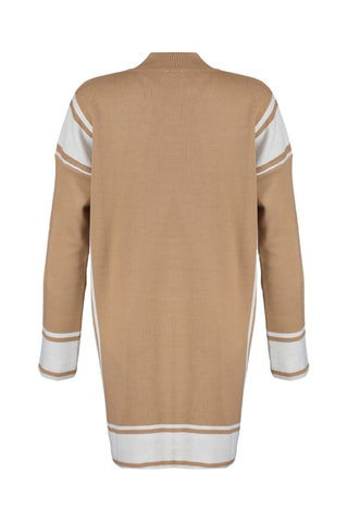 Tuniek - Camel en Ecru