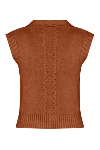 Mouwloos Vest - Bruin