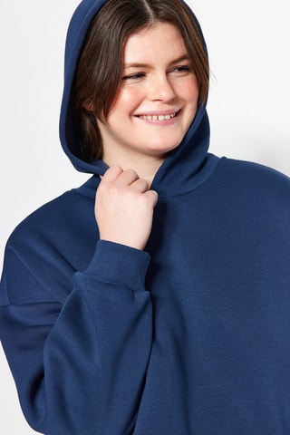 Sweater met Capuchon - Donkerblauw