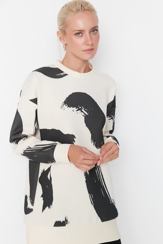 Sweater - Zwart en wit