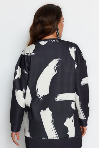 Sweater - Zwart en Beige