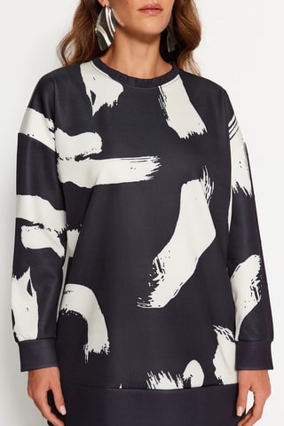 Sweater - Zwart en Beige