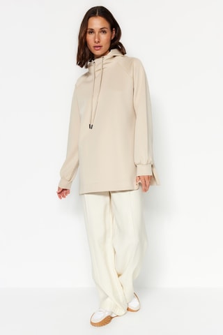 Sudadera con capucha - Blanco